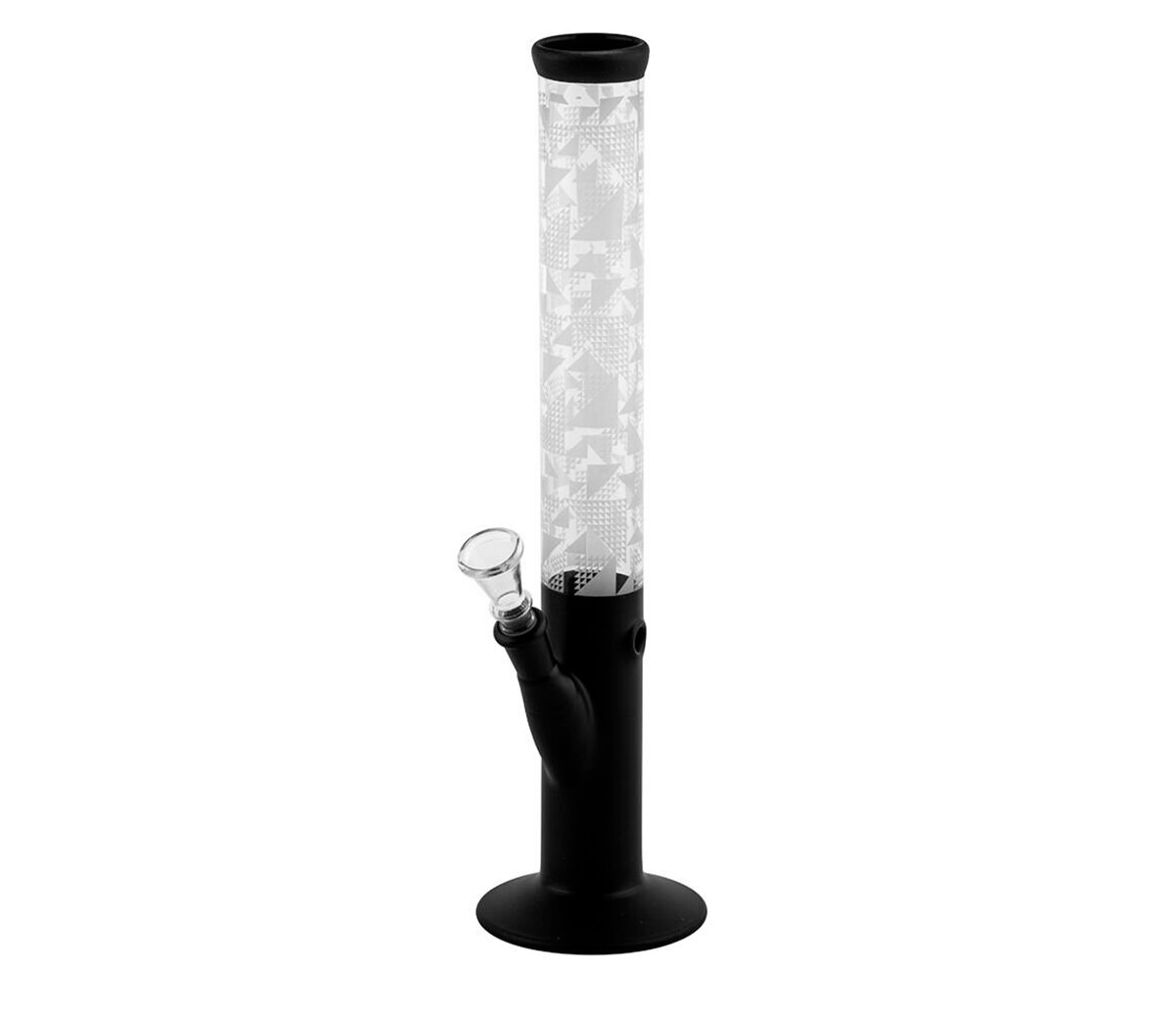 Blacka Straight Glass Bong 35 cm