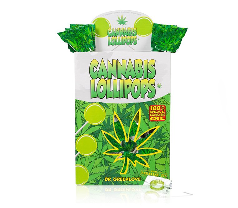 Cannabis Lollipop van 100% cannabis olie