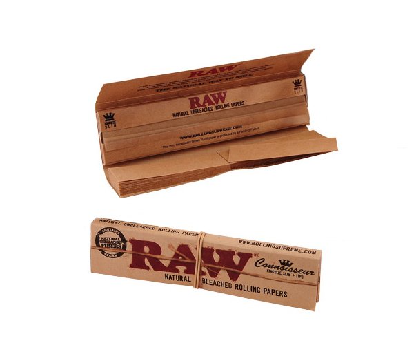 RAW Connoisseur King Size Slim leaves + tips