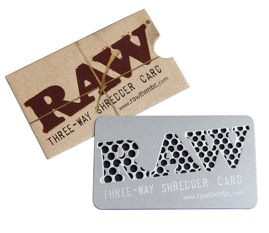 RAW Credit Card Grinder - Tree-way Shredder Card