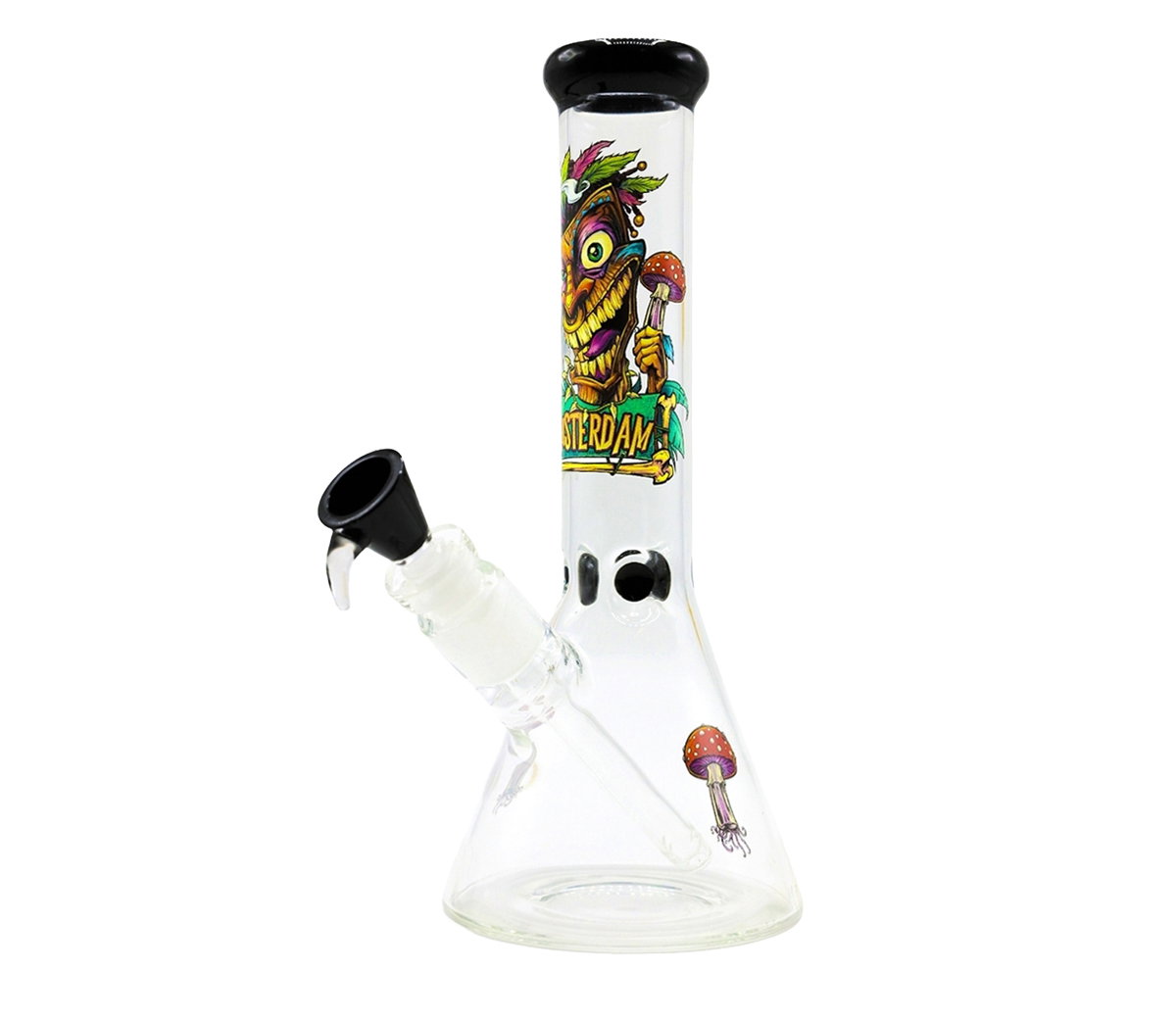 Tiki Beaker Glass Ice Bong 26 cm - IJsbong