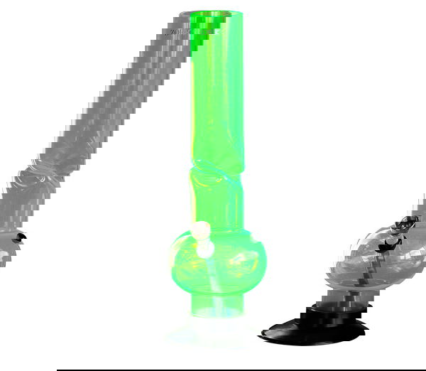Twisted Acryl Ice Bong - 32 cm - Green