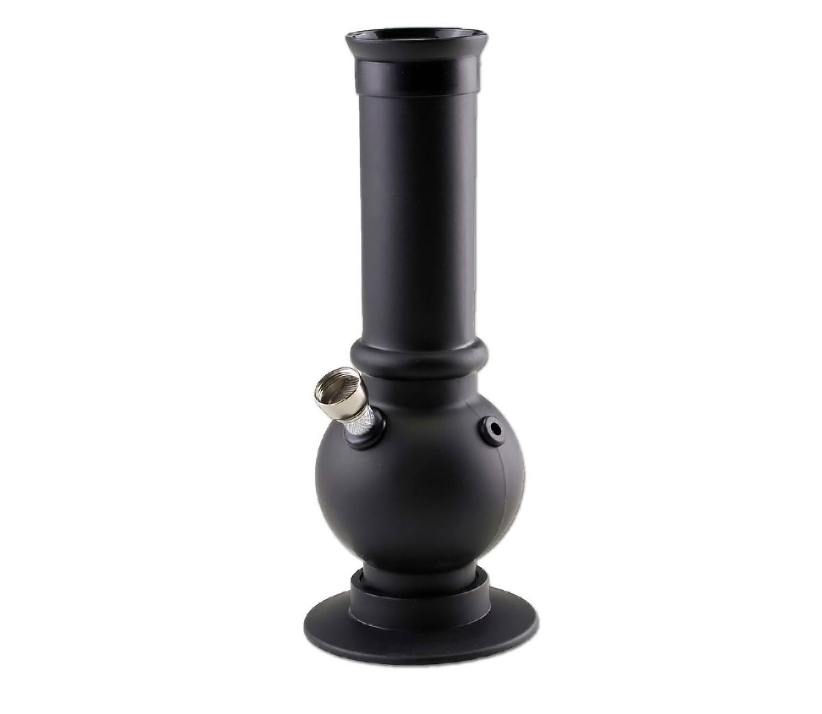 Zwarte lichtgewicht kleine bong - Acryl