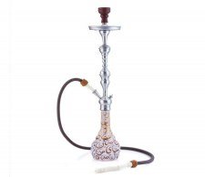 Aladin Shisha Kairo Brown Amber 81 Cm 1 Hose - Waterpijp-bong.nl