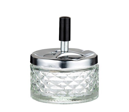 Angelo Spin Ashtray Glass 9,5 cm