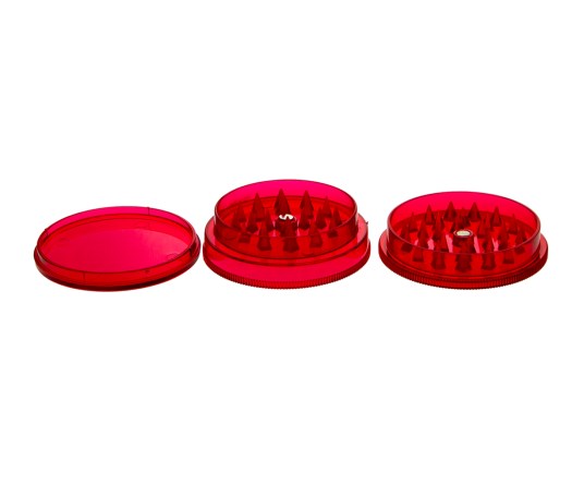 Basic Classic Grinder 60 mm - 3-Part - Red