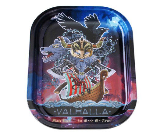 Black Leaf Boxed Percolator Bong VALHALLA Set