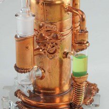 Black Leaf Galileo's SteamOmeter Recycler Dab Rig - Waterpijp-bong.nl