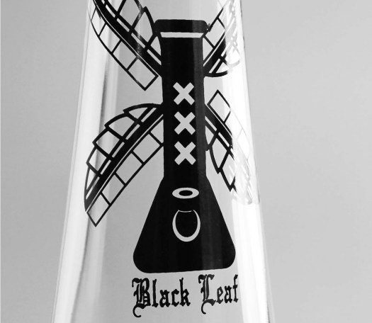 Black Leaf Holland Bong Dutch Windmill 