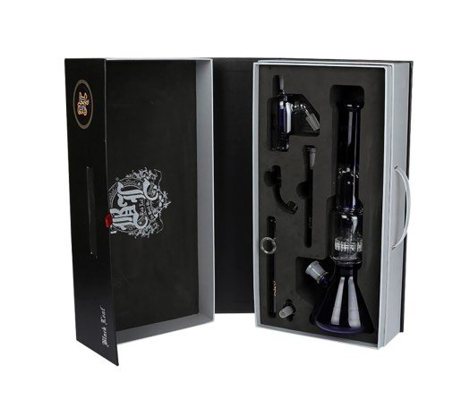 Boxed Blue Bong Set for Herbs and Oil