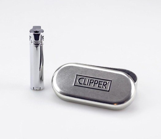 Clipper metal jet flame silver