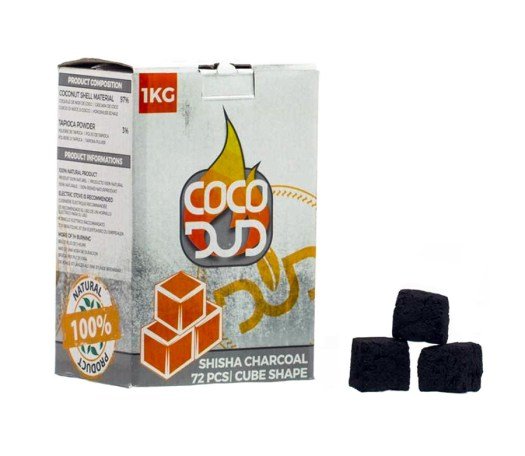 CoCo DUD 100% Natural 1Kg 72 Cube pcs - Waterpijp-bong.nl