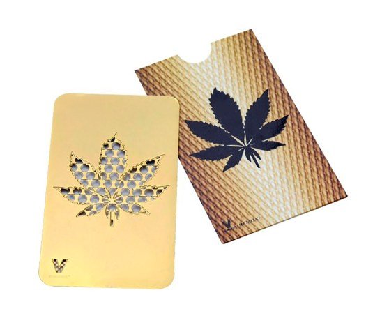 Credit Card Grinder - Gold Leaf