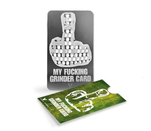 Credit Card Grinder - Middle Finger