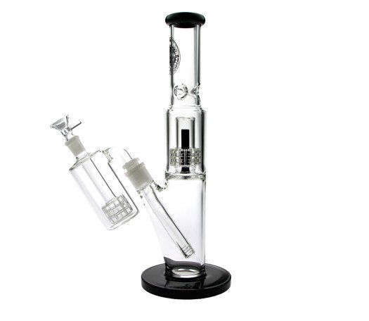 D-SMOKE Ascension Bong met Precooler – Black | Ice Bong