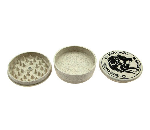 D-SMOKE BioCrusher Natuurlijke Grinder 61 mm - 3-Part