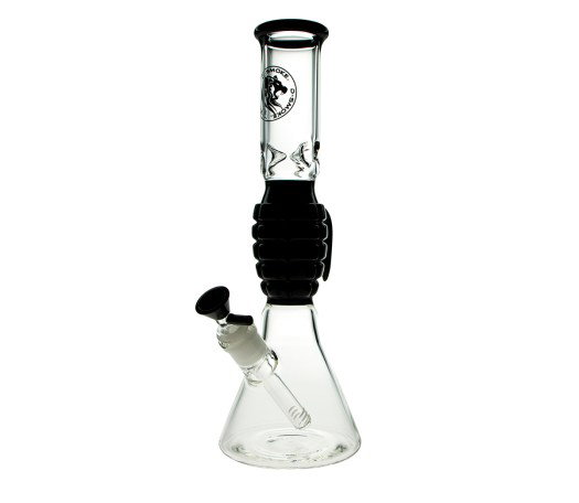 D-SMOKE Grenade Ice Bong - Black