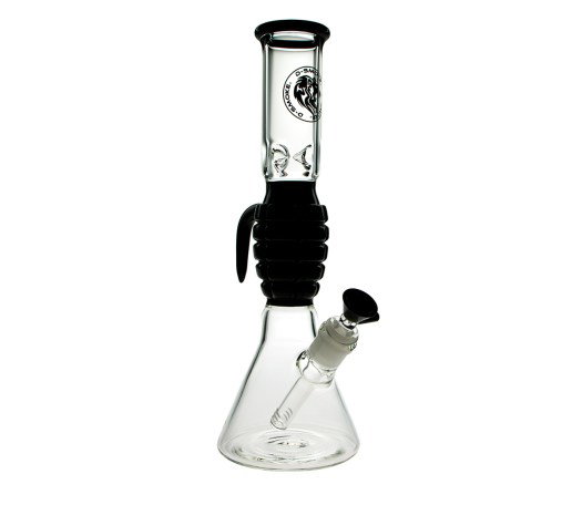 D-SMOKE Grenade Ice Bong - Black