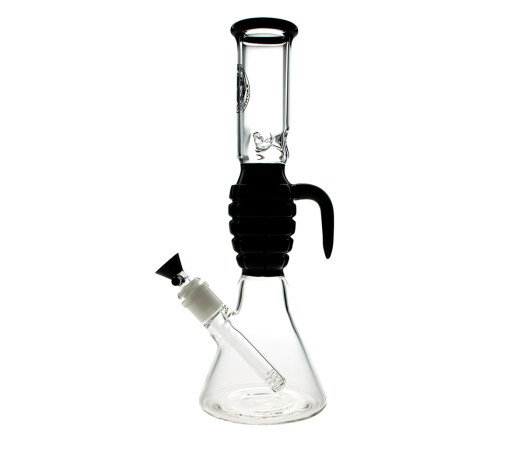 D-SMOKE Grenade Ice Bong - Black
