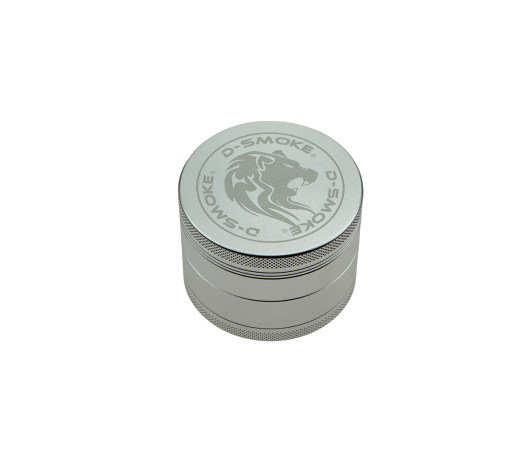 D-SMOKE Matrix Grinder 63 mm Zilver | 4-delige Metalen Grinder