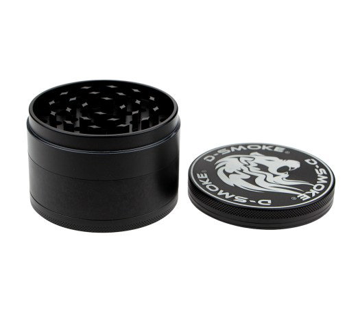 D-SMOKE Matrix XL Grinder 75 mm - 4-Part - Black