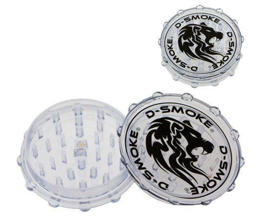 D-SMOKE Monster Grinder 75 mm - 2-delig - Clear