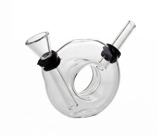 Donut Mini Glass Bong - Glazen waterpijpje