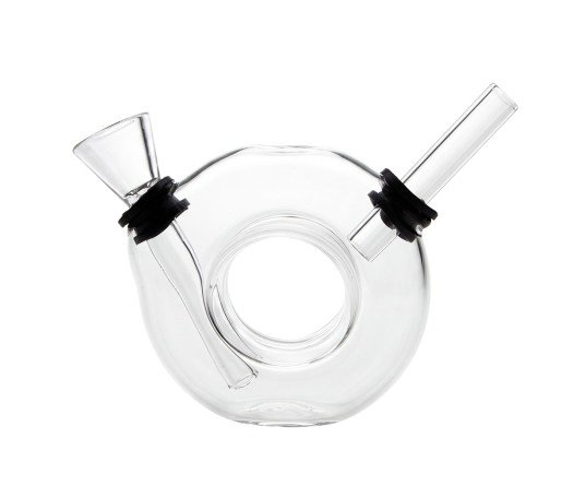 Donut Mini Glass Bong - Glazen waterpijpje