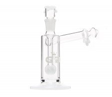 Drips Sidecar Vapor Bubbler with Slitted Ball Perc White - Waterpijp-bong.nl