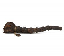 MamaJah Skull Backbone Pipe 25 cm - Waterpijp-bong.nl