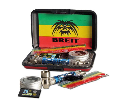 Metal Pure Pipe Set BREIT in a Case 