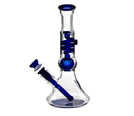 Phoenix CryoSpiral Glycerin Bong - Blue