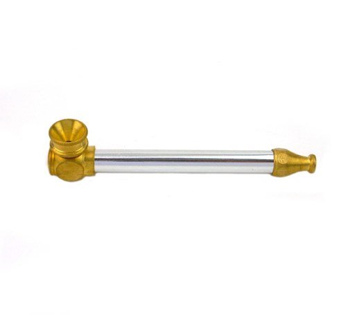 Brass Pure Pipe Large 12cm bicolor