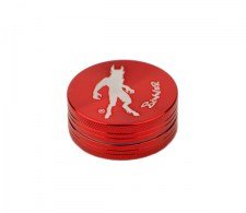 Grinder Aluminium Sinner 2 parts rood - www.waterpijp-bong.nl