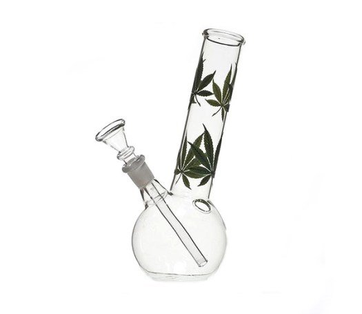 Multi Leaf Bowl Glass Bong transparant
