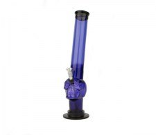 Skull Acryl Bong 29cm paars - www.waterpijp-bong.nl