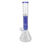 Black Leaf Flask Bong Rings - 39 cm - Blue
