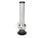 Black Stripe Acryl Bong with Lift Bowl