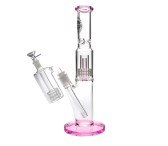 D-SMOKE Ascension Bong with Precooler - Pink