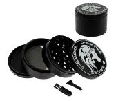 D-SMOKE Matrix XL Grinder 75 mm - 4-Part - Black