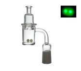 D-SMOKE Quartz Banger with Helix Cap + Dab Pearls - 14.5mm Female