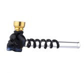 Fancy Skull Glass Pipe