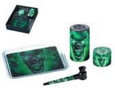 Giftset Green Skull - 4 parts
