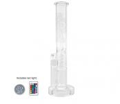 Grace Glass CRYSTAL Series Straight LED Spiral Perc Bong