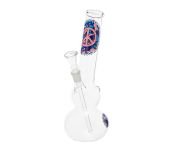 GreenLine Pink Peace Sign Bong 26 cm