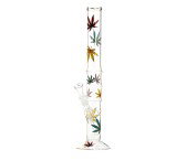 Straight Bong Autumn Color Weed Leaves 40cm