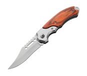 Tactical Folding Knife - Brown Wood Look