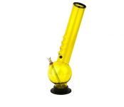 Globe Grip Large Acryl Bong geel