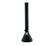Pure Glass 44mm 18 inch Beaker Black Frosted